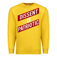 Lemon DISSENT IS PATRIOTIC Political Meme Raglan Baseball Tee Premium Sweatshirt - maiPhamDesign