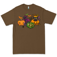 Cacao Black cat and pumpkin Premium Tee - NancyCooperArtShop