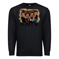 Black the boys of fall leopard pattern bleached halloween murder t shirt Premium Sweatshirt - maiPhamDesign