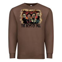 Chestnut the boys of fall leopard pattern bleached halloween murder t shirt Premium Sweatshirt - maiPhamDesign
