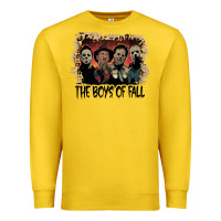 Lemon the boys of fall leopard pattern bleached halloween murder t shirt Premium Sweatshirt - maiPhamDesign