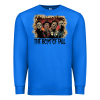 True Royal the boys of fall leopard pattern bleached halloween murder t shirt Premium Sweatshirt - maiPhamDesign