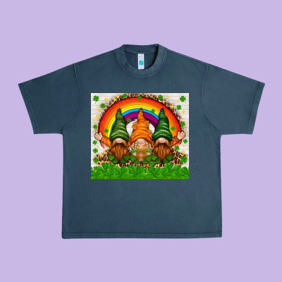 St. Patrick's Day Gnomies Tumbler Urban Heavy Tee Designed By Howdyjamesfarm