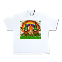 White St. Patrick's Day gnomies tumbler Urban Heavy Tee - HowdyJamesFarm