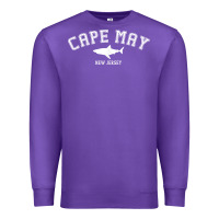 Purple cape may new jersey shark travel gift t shirt t shirt Premium Sweatshirt - maiPhamDesign