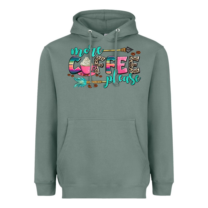 More Coffee Please Heavyweight Hoodie by AdoDesignShop | Teevron