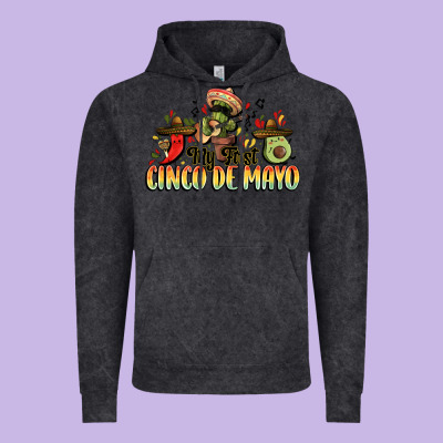 My First Cinco De Mayo Vintage Hoodie Designed By Fadigitalartstudio