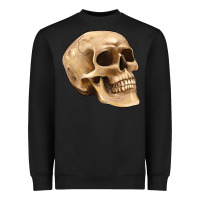 Black skull Heavyweight Sweatshirt - Artiststas