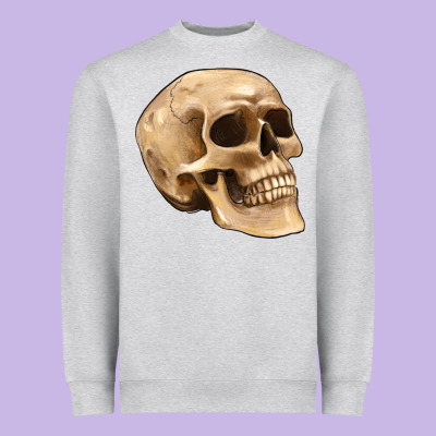 Skull Heavyweight Sweatshirt Designed By Artiststas