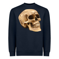 Navy skull Heavyweight Sweatshirt - Artiststas