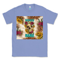 Colony Blue badass mama with flowers Classic Tee - TumblerDesignByShophia