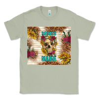 Matcha badass mama with flowers Classic Tee - TumblerDesignByShophia