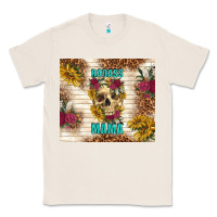 Natural badass mama with flowers Classic Tee - TumblerDesignByShophia