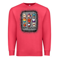 Cardinal halloween funny set ghost mummy witch vampire and pumpkin t shirt Premium Sweatshirt - maiPhamDesign