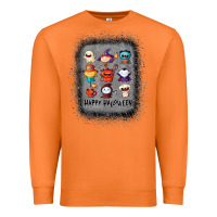 Carrot halloween funny set ghost mummy witch vampire and pumpkin t shirt Premium Sweatshirt - maiPhamDesign