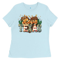 Baby Blue Love Texas 4th of july Ladies Tee - HowdyJamesFarm