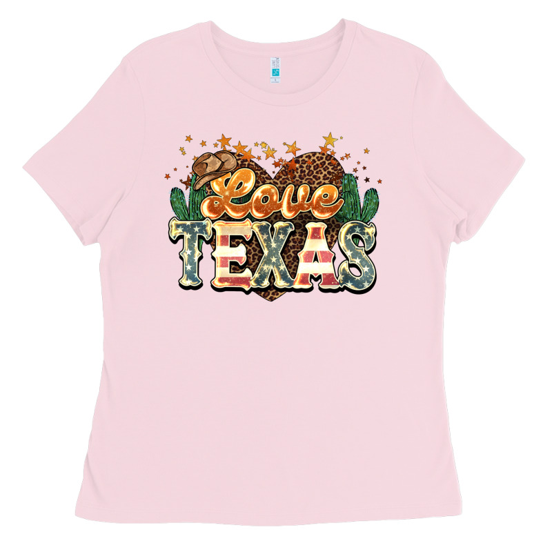 Love Texas 4th Of July Ladies Tee by HowdyJamesFarm | Teevron