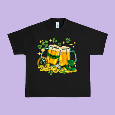 St. Patrick's Day Beer Urban Heavy Tee Designed By Howdyjamesfarm