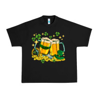 Black St. Patrick's Day beer Urban Heavy Tee - HowdyJamesFarm