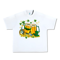White St. Patrick's Day beer Urban Heavy Tee - HowdyJamesFarm