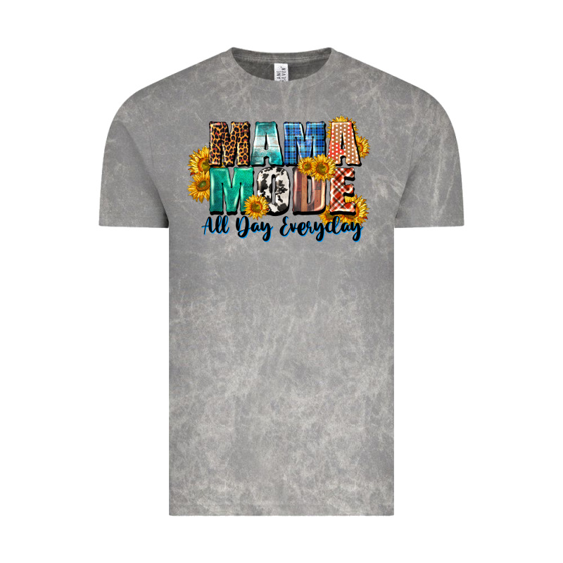Mama Mode All Day Everyday  Mother's Day Vintage Tee by CowGirlArtShop | Teevron