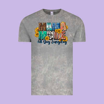 Mama Mode All Day Everyday  Mother's Day Vintage Tee Designed By Cowgirlartshop