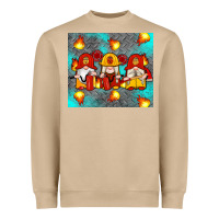 Firefighter Gnomes Heavyweight Sweatshirt | Teevron