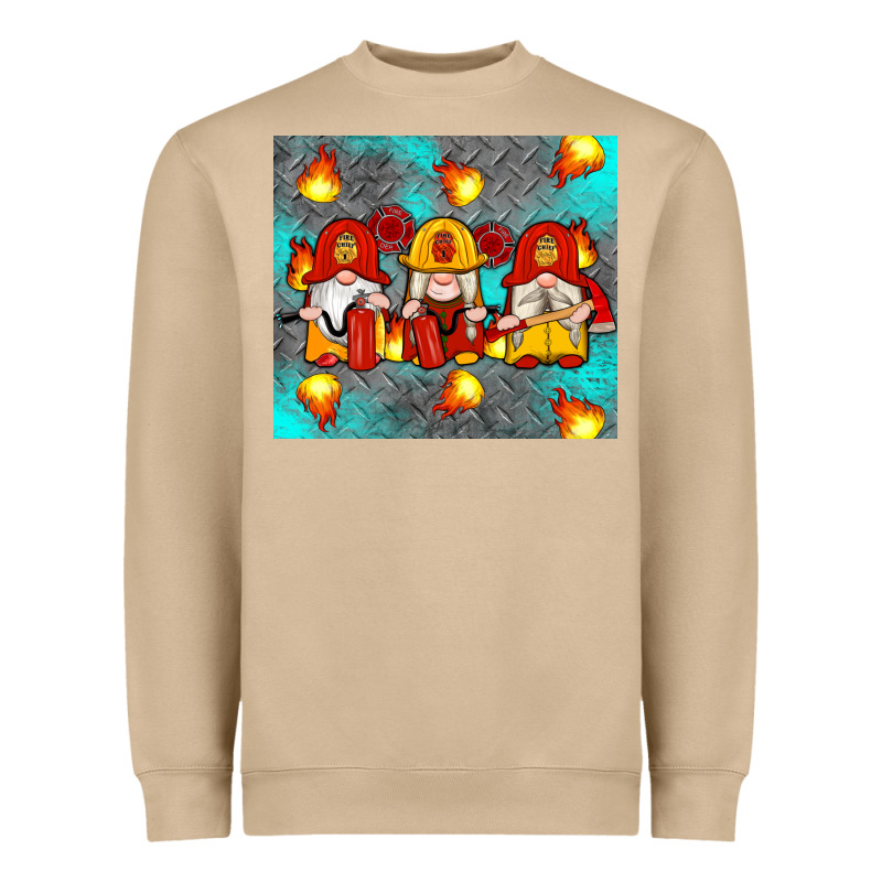 Firefighter Gnomes Heavyweight Sweatshirt by Artiststas | Teevron