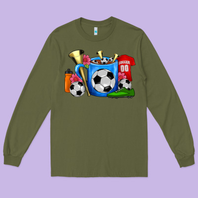 Soccer Coffee Mug Long Sleeve Tee Designed By Fadigitalartstudio