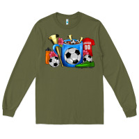 Army Green Soccer Coffee Mug Long Sleeve Tee - FaDigitalArtStudio