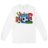 White Soccer Coffee Mug Long Sleeve Tee - FaDigitalArtStudio