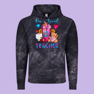 One Loved Teacher Valentines Day Cold Drink Frappe Vintage Hoodie Designed By Fadigitalartstudio