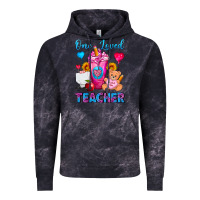 Cloud Black One Loved Teacher Valentines Day Cold Drink Frappe Vintage Hoodie - FaDigitalArtStudio