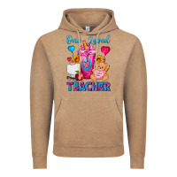 Vintage Coffee One Loved Teacher Valentines Day Cold Drink Frappe Vintage Hoodie - FaDigitalArtStudio