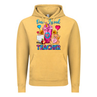 Vintage Mustard One Loved Teacher Valentines Day Cold Drink Frappe Vintage Hoodie - FaDigitalArtStudio