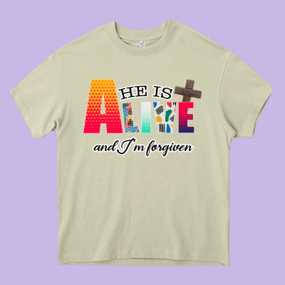 He Is Alive Heavy Core Tee Designed By Bettercallsaul