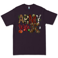 Plum Christmas Army wife Premium Tee - NancyCooperArtShop