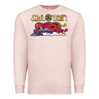 Pale Pink Soul Train Premium Sweatshirt - maiPhamDesign
