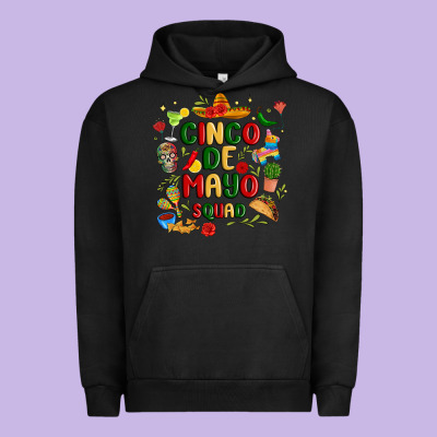 Cinco De Mayo Squad Urban Hoodie Designed By Jahusdesignshop