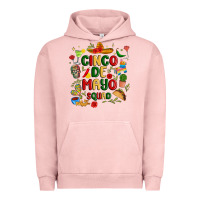 Pigment Salmon cinco de mayo squad Urban Hoodie - JahusDesignShop
