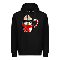 Black coffee cups animal Premium Hoodie - CowhideDigitalArt