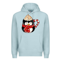 Blue Mist coffee cups animal Premium Hoodie - CowhideDigitalArt