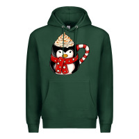 Sports Green coffee cups animal Premium Hoodie - CowhideDigitalArt
