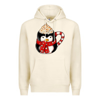 Tofu coffee cups animal Premium Hoodie - CowhideDigitalArt