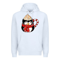 White coffee cups animal Premium Hoodie - CowhideDigitalArt