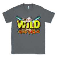 Charcoal Heather Wild about Softball Classic Tee - HowdyJamesFarm