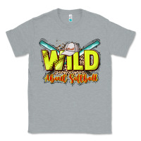 Heather Grey Wild about Softball Classic Tee - HowdyJamesFarm