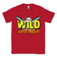 Red Wild about Softball Classic Tee - HowdyJamesFarm