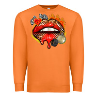 Carrot race lips Premium Sweatshirt - AdoDesignShop