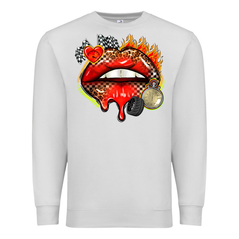 Race Lips Premium Sweatshirt by AdoDesignShop | Teevron